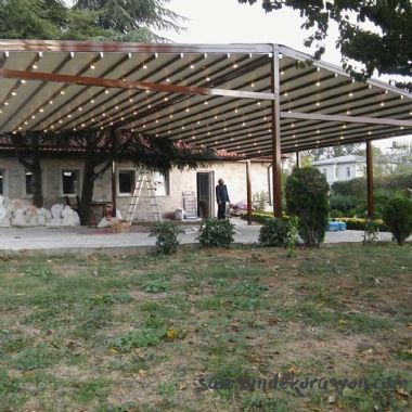 samsun motorlu pergola imalat dekorasyon